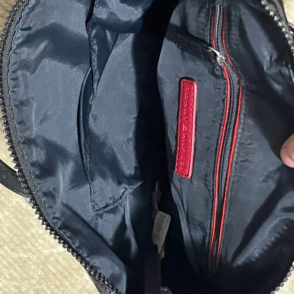 Tommy Hilfiger Navy Monogram Laptop Bag